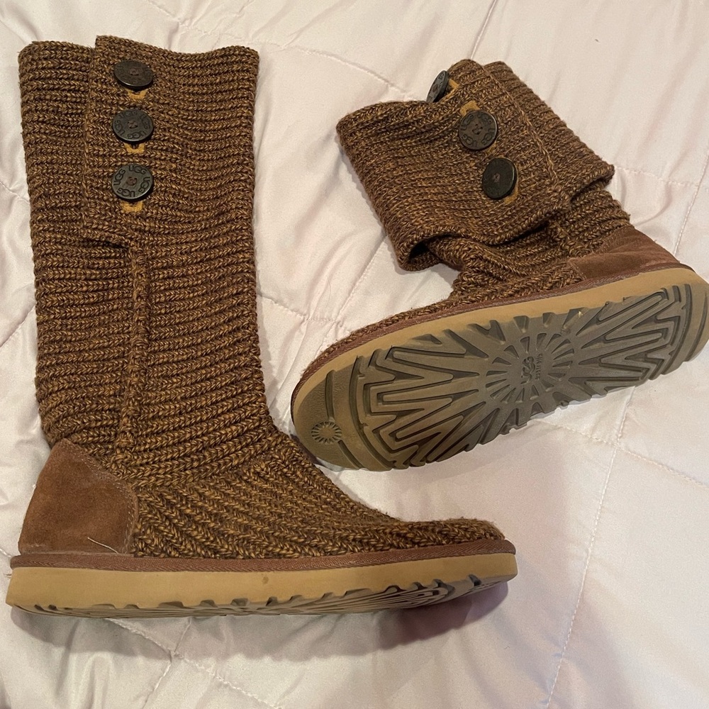 UGG Australia Knit Brown Boots